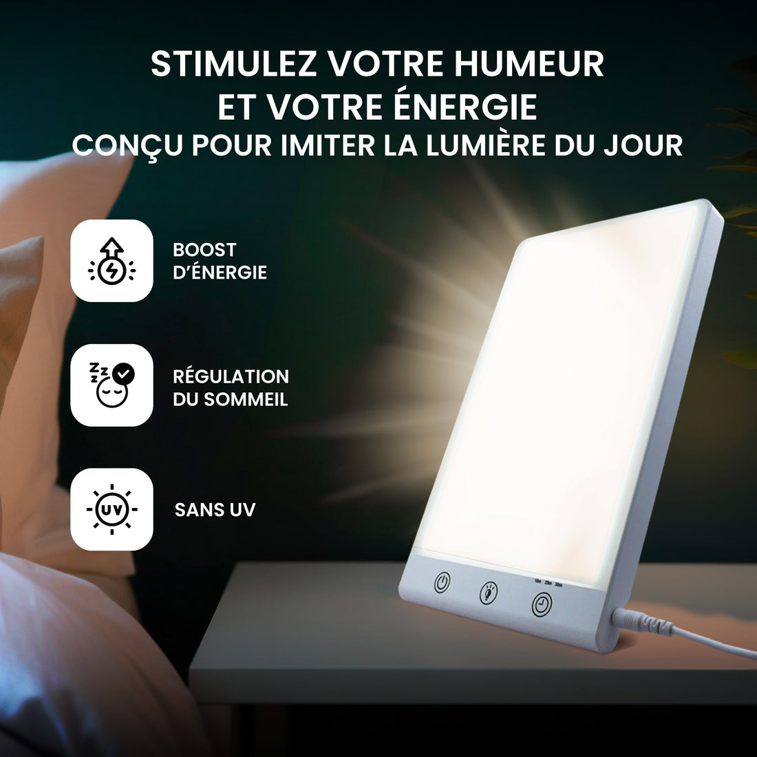 Lampe de luminothérapie - LumiMood 12K